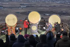 김포 봉성산 해맞이 행사, 시민 1000명 새해 첫 해돋이