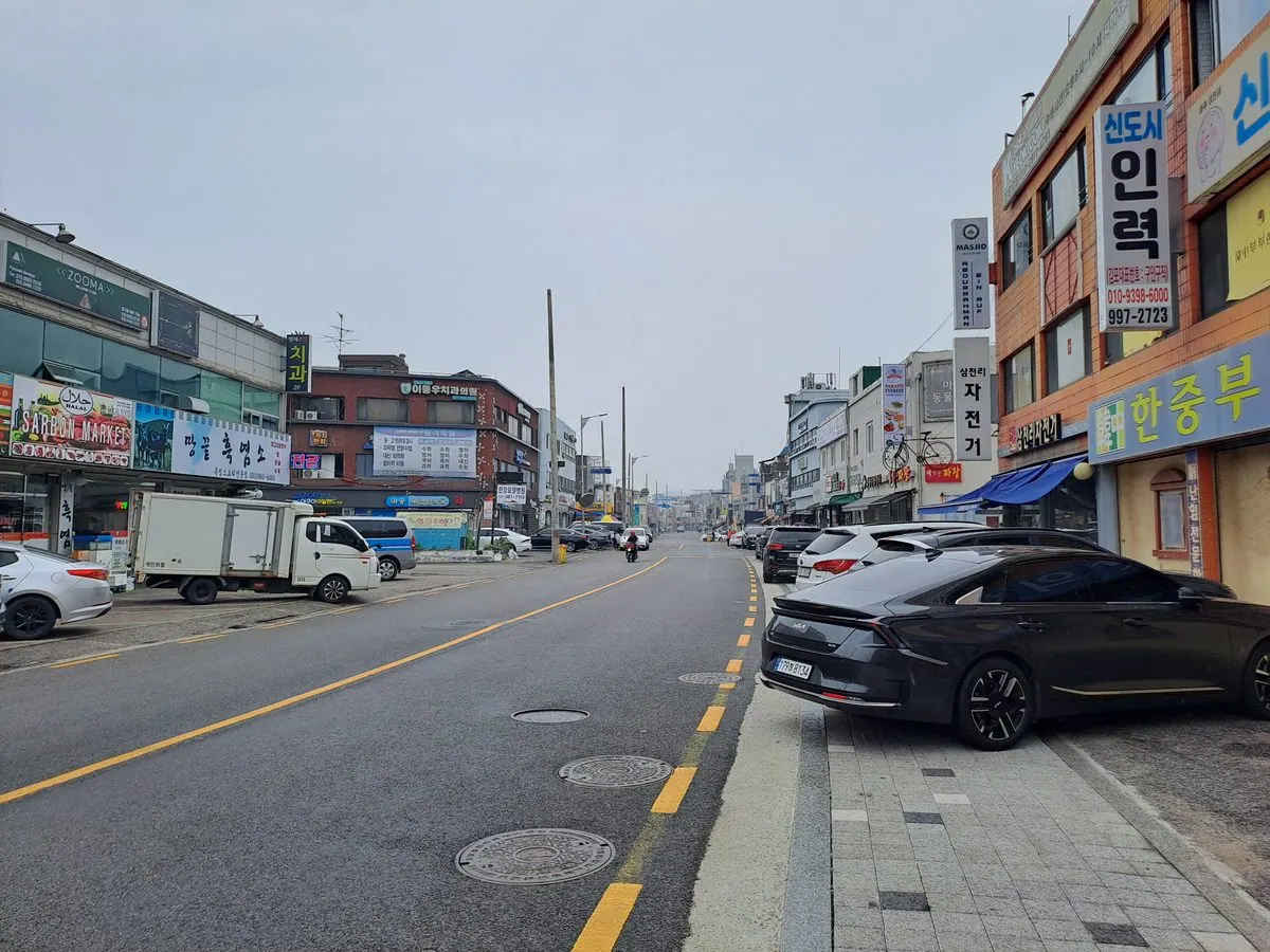 조강로 지중화사업 후 사진