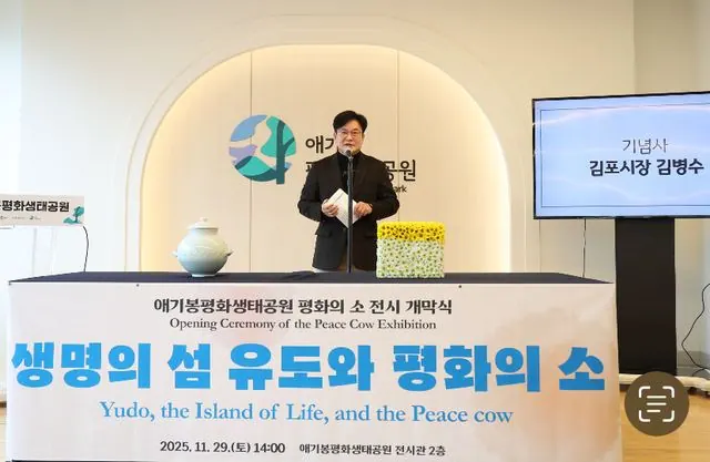 김포 애기봉평화생태공원 '평화의 소' 전시 개막 사진 3