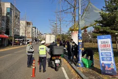 김포시, 이륜차 46대 합동점검…위반 11건 적발