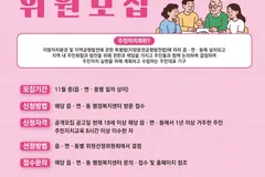 김포시, 4기 주민자치회 위원 14개 읍면동서 공개모집