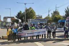 김포시, 북변5일장서 교통안전 캠페인…불법 주정차 계도