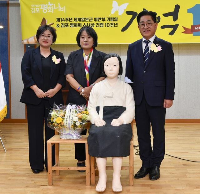 김포 평화의 소녀상 건립 10주년 기림제 열려 사진 1