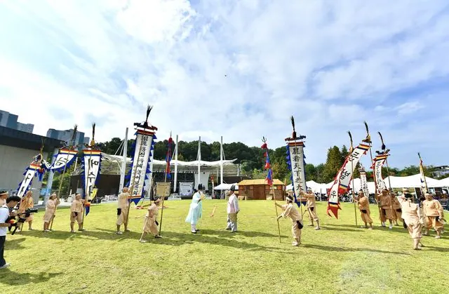 김포 다담축제 5만명 방문... 450m 도끼 퍼레이드 첫선 사진 3