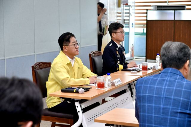 김포시장 이기형, 소방·경찰·세무서 방문…구래동 파출소 신설 제안 사진 4