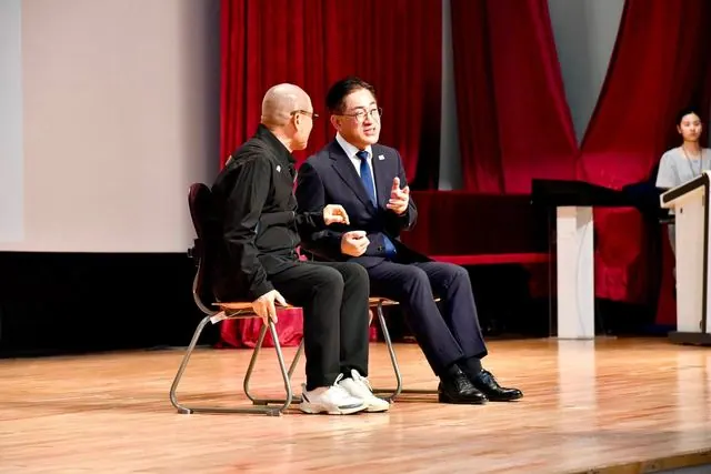 이기형 김포시장과 귀뚜라미문화재단 최진민 회장