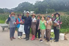 김포시 자율방재단, 폭염 속 옥외근로자 예찰 나서