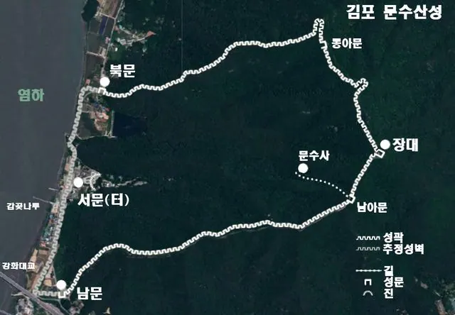 김포 문수산성 남문, 경관조명 설치 완료…10일부터 야간 개방 사진 2