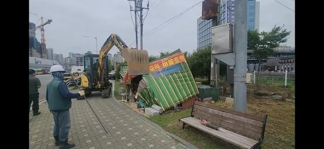 김포 계양천 산책로, 9년 만에 불법 매점 사라졌다 사진 2