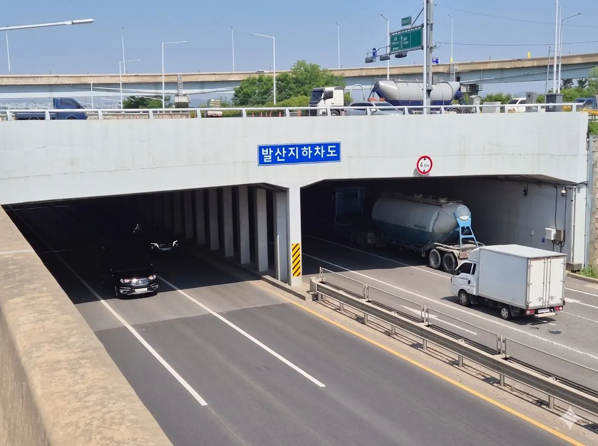 1 발산지하차도 2 대촌지하차도
