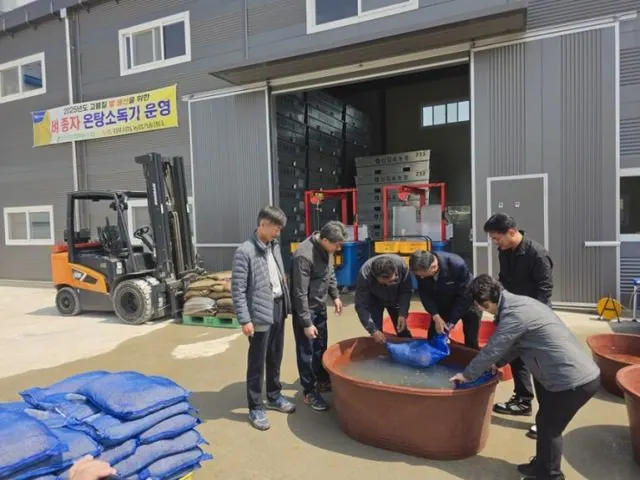 벼 온탕 소독