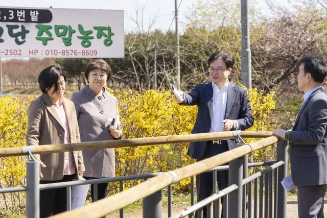 김포시, 고다니 유수지 꽃길·맨발길 확대 추진 사진 4