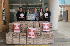 김포 산란계협회, 복지재단에 계란 500판 기탁