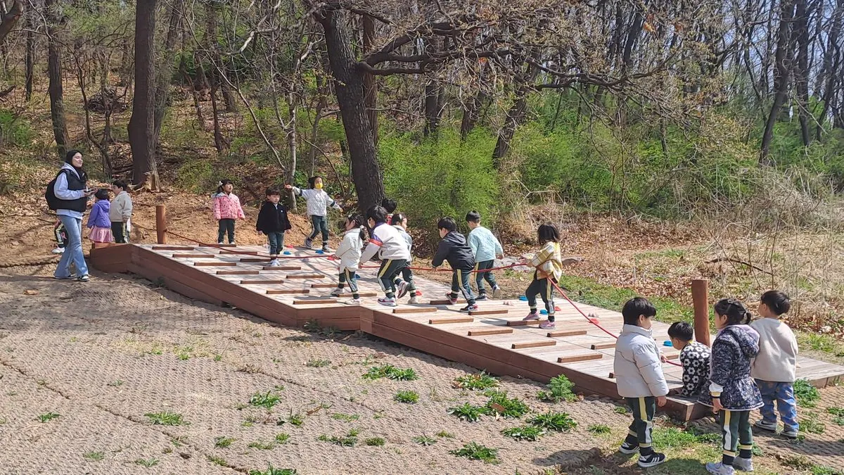 유아숲 체험 사진